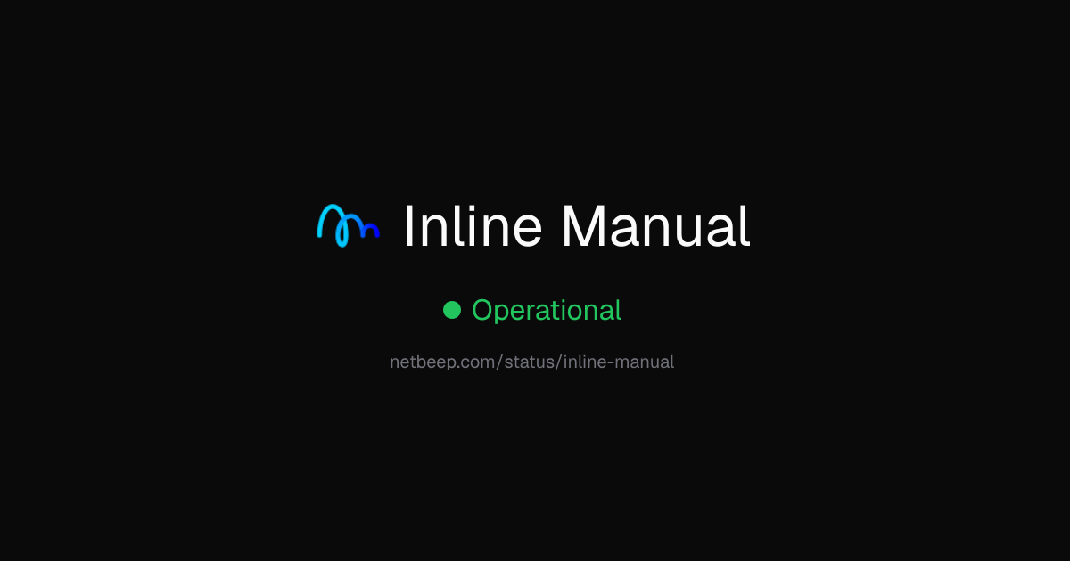 Is Inline Manual Down? Inline Manual Status & Outages - netbeep
