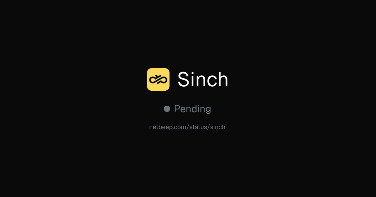 Is Sinch Down? Sinch Status & Outages - netbeep