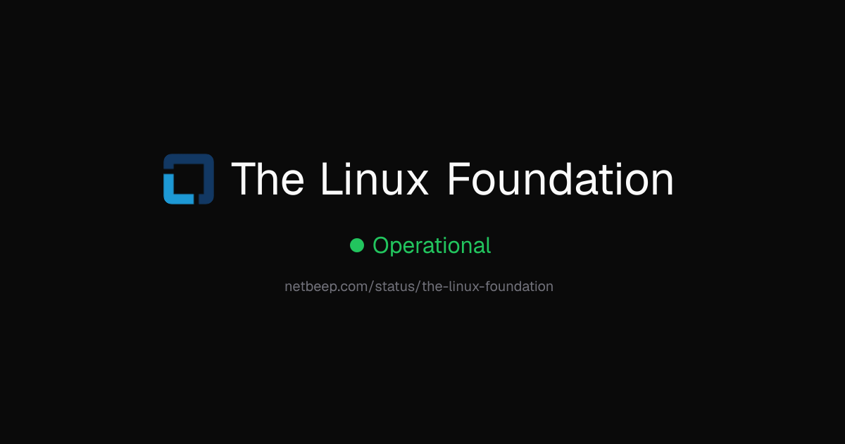 Is The Linux Foundation Down? The Linux Foundation Status & Outages ...