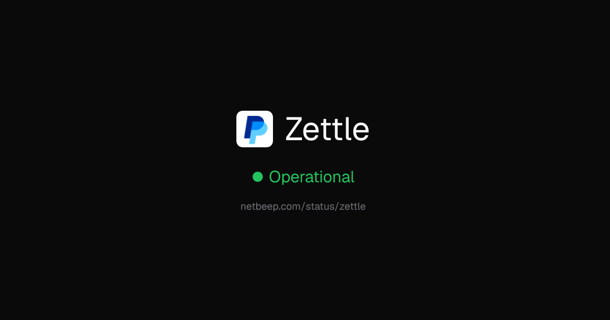 Is Zettle Down? Zettle Status & Outages - netbeep